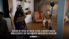 Sessão de fotos de Natal eleva a autoestima de adolescentes em tratamento oncológico em Belém