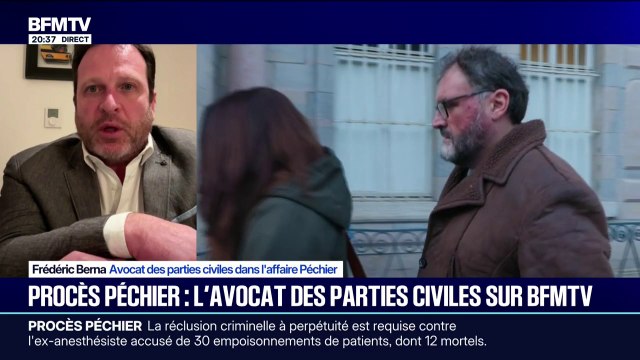 Procès Péchier: On a l'impression que ça le touche assez peu , déclare Frédéric Berna, avocat des parties civiles