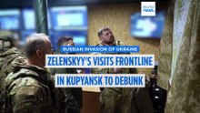 Zelenskyy debunks Russia's claim it occupied Kupyansk with in-person visit