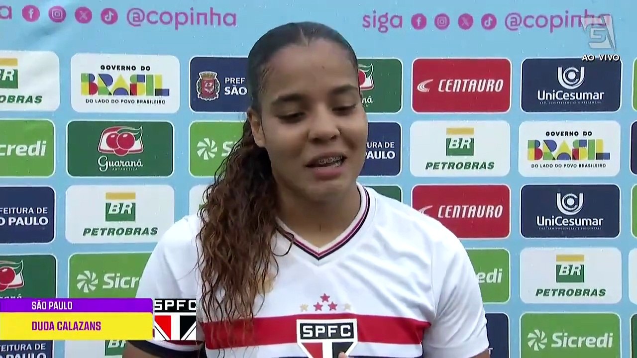Duda Calazans lamenta São Paulo desligado em queda na Copinha Feminina