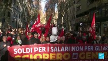 Italia: manifestaciones contra el proyecto de presupuesto para 2026 de Giorgia Meloni