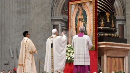 Papa León XIV ofrece misa a nombre de la Virgen de Guadalupe en El Vaticano