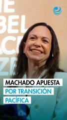Corina Machado apuesta por una transición pacífica en Venezuela cuando Maduro deje el poder