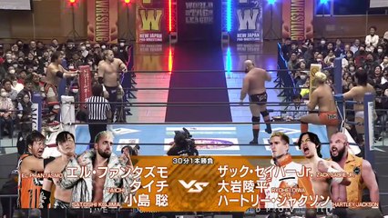 Satoshi Kojima, Taichi & El Phantasmo vs. Hartley Jackson, Ryohei Oiwa & Zack Sabre Jr.: NJPW World Tag League 2025 Day 16 (12/12/2025)