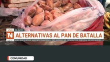Amas de casa buscan alternativas ante el alza del pan de batalla