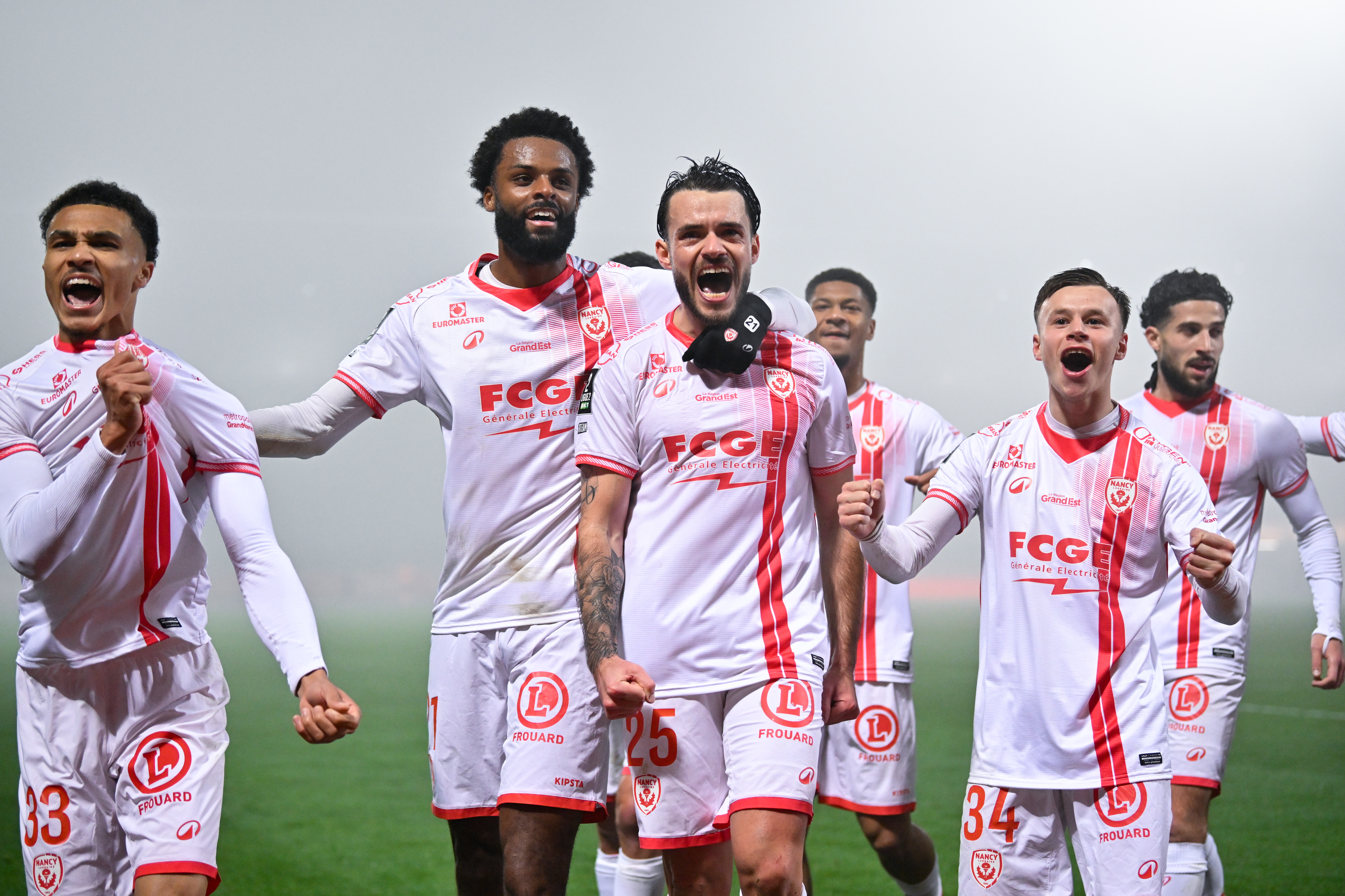 Ligue 2 : Dans le brouillard, Nancy l'emporte sur Clermont