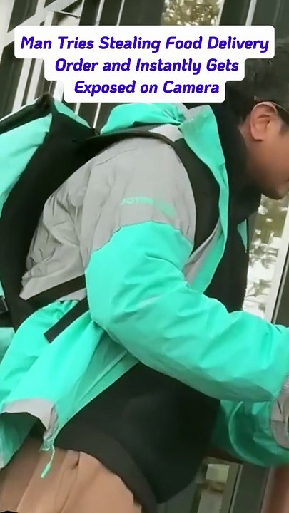 Man Gets Exposed Trying To Steal My Delivery Order 😡📦