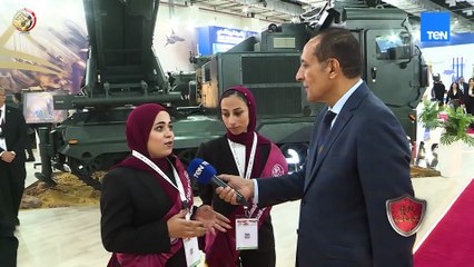 لقاءات خاصة من طلبة وطالبات جامعة بني سويف خلال زيارة معرض إيديكس 2025 للصناعات الدفاعية