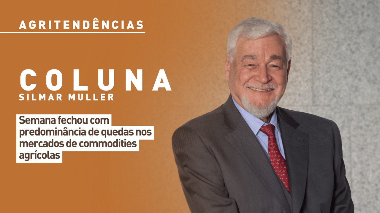 Semana fechou com predominância de quedas nos mercados de commodities agrícolas