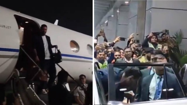 Locura en Calcuta con la llegada de Leo Messi