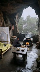 Rainy Cave Resort Cooking.