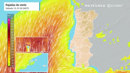 As rajadas de vento vão aumentar de velocidade nas próximas horas, na Madeira, devido à aproximação da depressão Emilia