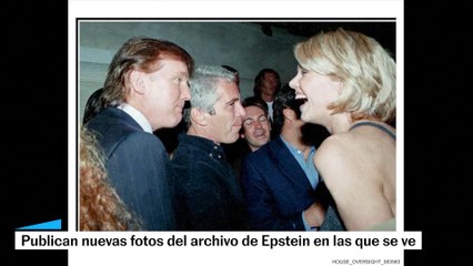 Publican nuevas fotos del archivo de Epstein en las que se ve a Trump rodeado de mujeres