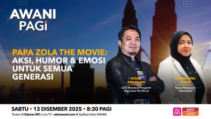 AWANI Pagi: Papa Zola The Movie | Aksi, humor dan emosi untuk semua generasi