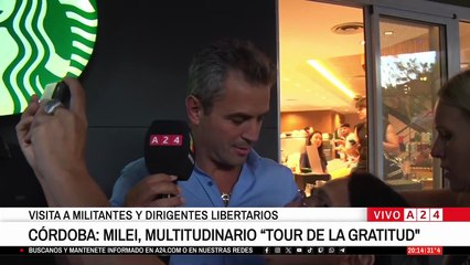 Martín Menem en diálogo con A24