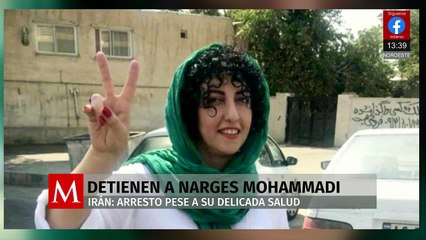 Autoridades iraníes encarcelan a la ganadora del Nobel de la Paz y activista Narges Mohammadi
