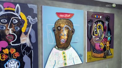 Diversas formas de pensar, miradas y rostros en la exposición artística de Simón Cruz en Guadalajara