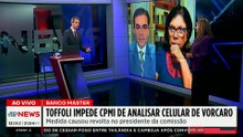 Toffoli impede CPMI de analisar dados do celular de Daniel Vorcaro