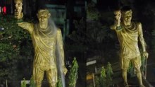 India celebra la llegada de Lionel Messi con estatua