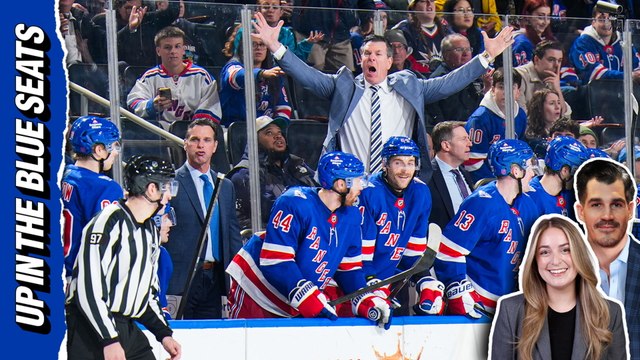 Officials insert themselves in loss vs Vegas… It was a BLATANT trip! | Up in the Blue Seats