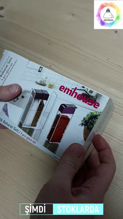 Mutfağınıza Renk Katan Stantlı Baharat Seti