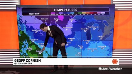 Weekend snow extends into the Ohio Valley