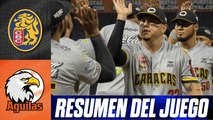 Resumen del juego Leones del Caracas vs Águilas del Zulia | 12 de diciembre de 2025. 🔥⚾