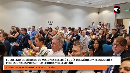 El Colegio de Médicos de Misiones celebró el Día del Médico y reconoció a profesionales por su trayectoria y desempeño