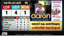ജോസ് കെ. മാണിയുടെ വാർഡിൽ യുഡിഎഫ്; എൽഡിഎഫ് സ്ഥാനാർഥി തോറ്റു