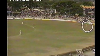 Adrian Kupier took the wicket of Brian Lara vs West Indies 3rd ODI at Port of Spain in 1992-93