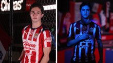 Brian Gutiérrez luce el uniforme de Chivas y así luce con la playera rojiblanca