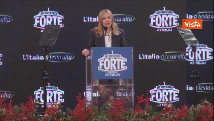 Meloni ad Atreju: Ringrazio Schlein, col suo "nannimorettismo" ha fatto parlare di noi