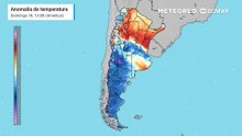 Anomalía de temperaturas para la 3er semana de diciembre 2025