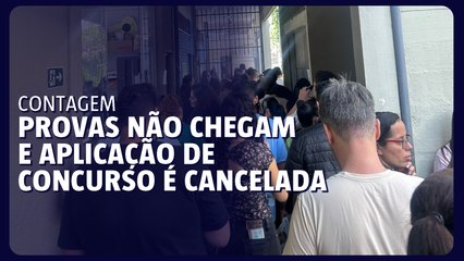 Provas não chegam e aplicação de concurso da Prefeitura de Contagem é cancelada