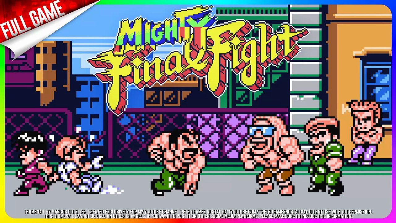 Mighty Final Fight (NES - US) Longplay
