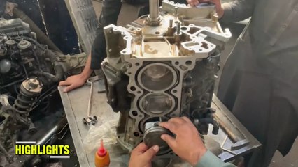 V8 Engine Rebuild: Toyota Land Cruiser Engine Restored with Basic Tools