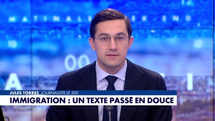 Jules Torres : «Immigration : un texte passé en douce»