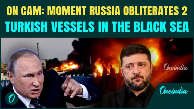 Putin’s Kamikaze Drones POUND 3 Turkish Ships- SHOCKING Explosion as 2 Ukrainian Ports Bombed| VIDEO