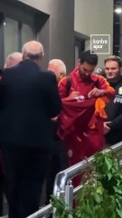 Galatasaray kafilesi Antalya'ya geldi