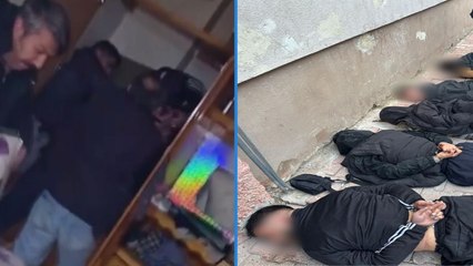 Firari hükümlünün evine polis baskını: Altı kişi bıçak ve tabancayla polise direndi