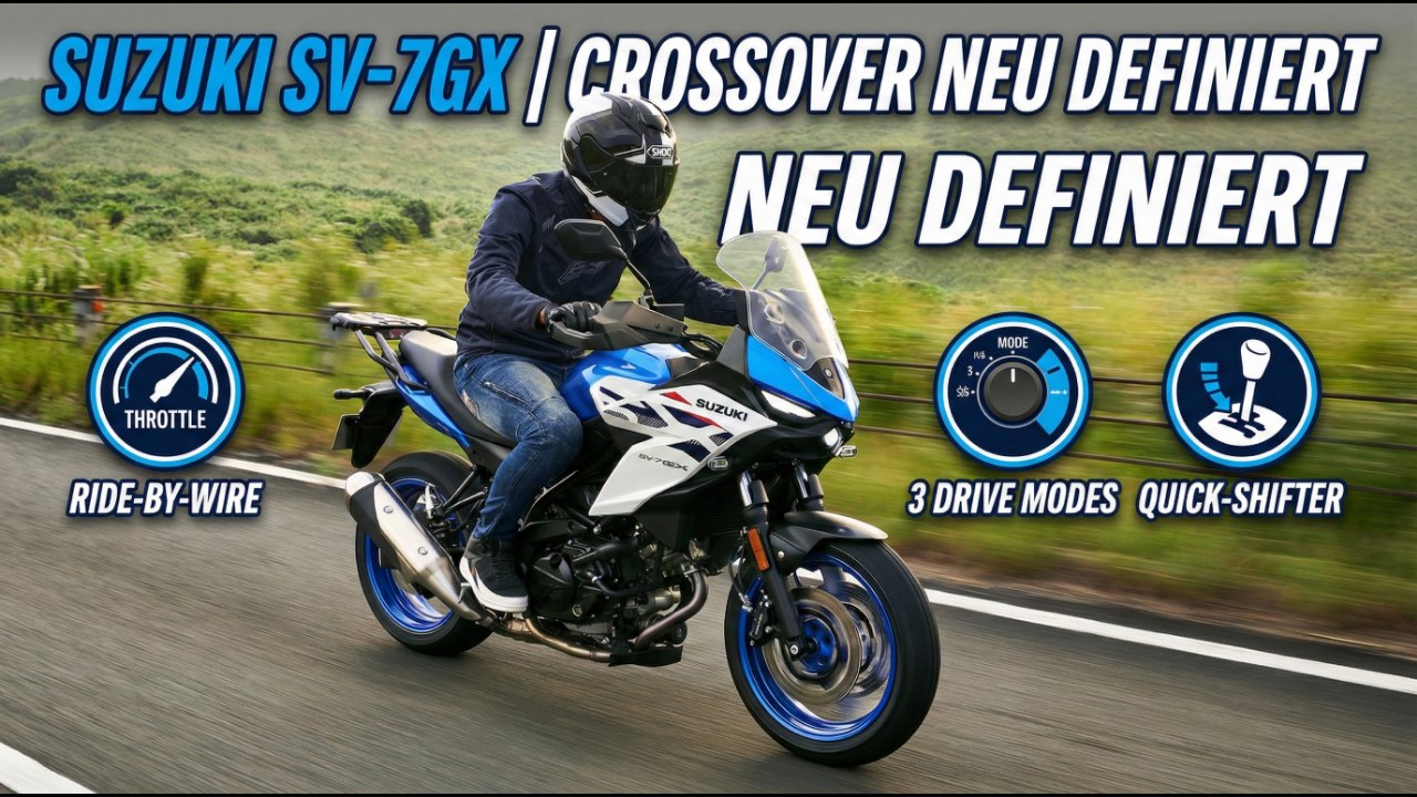 Suzuki SV-7GX Highlights – Alles zu Motor, Ausstattung & Zubehör