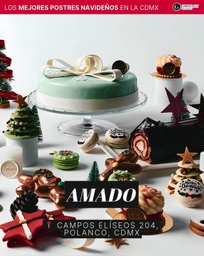 POSTRES NAVIDEÑOS EN LA CDMX
