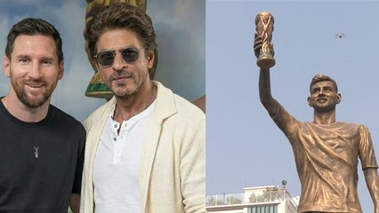 Lionel Messi Shah Rukh Khan Meets In Kolkata Video Viral, 70 Feet Statue Inauguration & Other Detail
