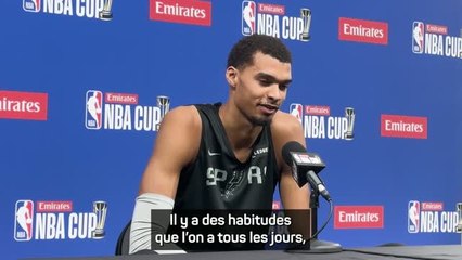 Spurs - Wembanyama : "J’ai rongé mon frein mais c'est fini !"