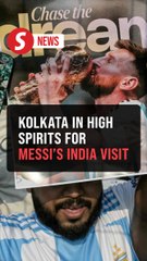 Fans in soccer-crazy Kolkata in high spirits as Messi’s India tour kicks off