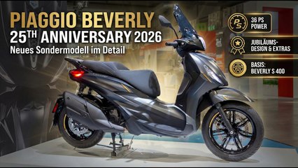 25 Jahre Beverly: Das steckt im Sondermodell 2026