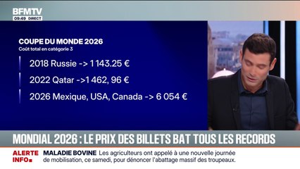 "Je vais devoir regarder la compétition à la télé": les supporters déplorent les prix exorbitants du Mondial de football 2026