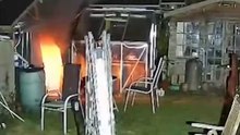 Moment charging e-bike blows up garden shed