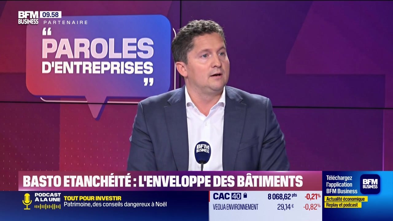 Ghislain Goudard (Basto Étanchéité) : Basto Étanchéité, l'enveloppe des bâtiments - 13/12