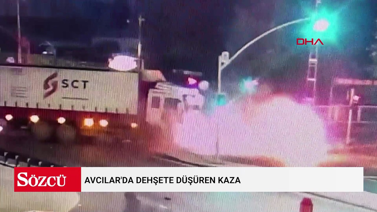 Avcılar'da dehşete düşüren kaza